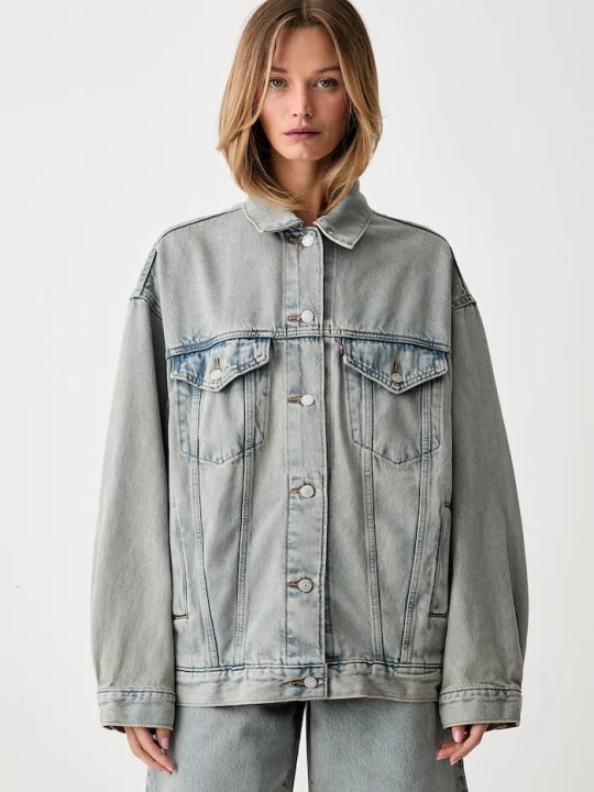 Zdjęcie produktu Levi's kurtka jeansowa damska MINE TIME niebieski