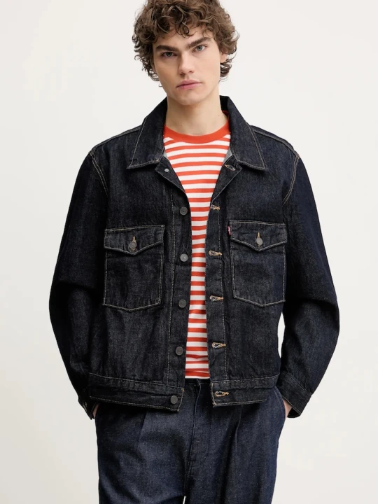 Zdjęcie produktu Levi's kurtka jeansowa EMBARCADERO STATION JKT granatowy