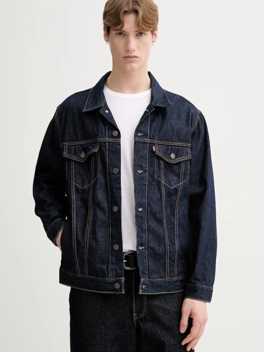 Zdjęcie produktu Levi's kurtka jeansowa RELAXED FIT granatowy
