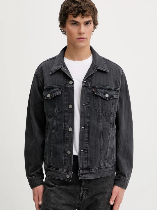 Zdjęcie produktu Levi's kurtka jeansowa RELAXED FIT czarny