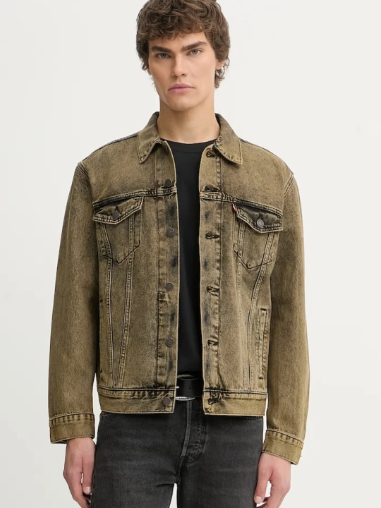 Zdjęcie produktu Levi's kurtka jeansowa THE JACKET żółty