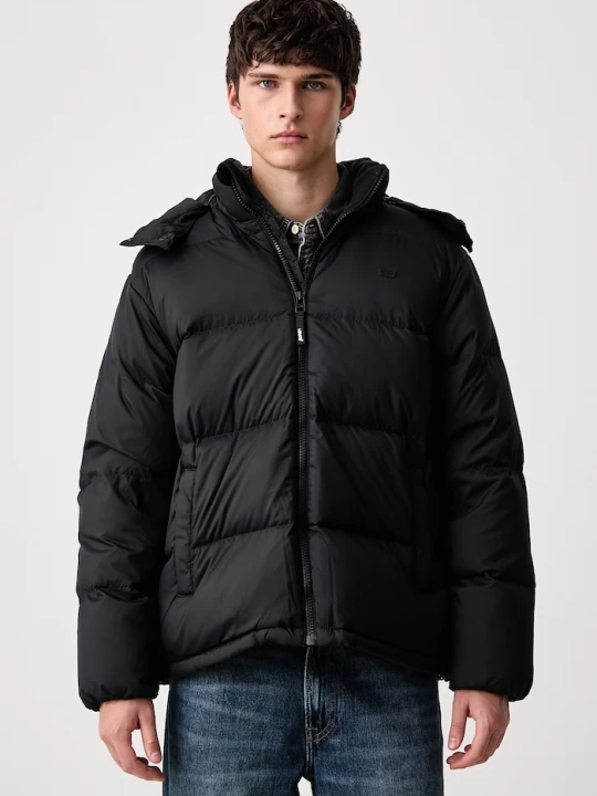Zdjęcie produktu Levi's kurtka puchowa męska ROCKWELL HOODED czarny