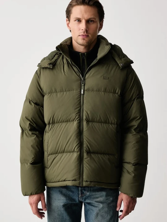 Zdjęcie produktu Levi's kurtka puchowa męska ROCKWELL HOODED zielony