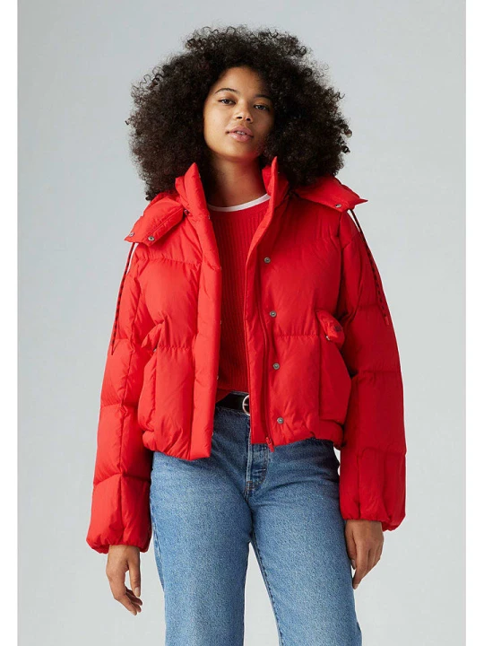Zdjęcie produktu Levi's Kurtka puchowa w kolorze czerwonym rozmiar: XS