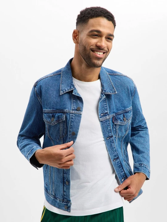 Zdjęcie produktu Levi' kurtka jeansowa Mężczyźni Bawełna niebieski Levi's