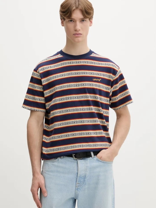 Zdjęcie produktu Levi's T-shirt męski bawełniany RED TAB VINTAGE granatowy