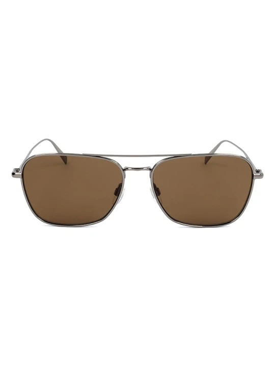 Zdjęcie produktu Levi's Męskie okulary przeciwsłoneczne w kolorze srebrno-brązowym rozmiar: 59