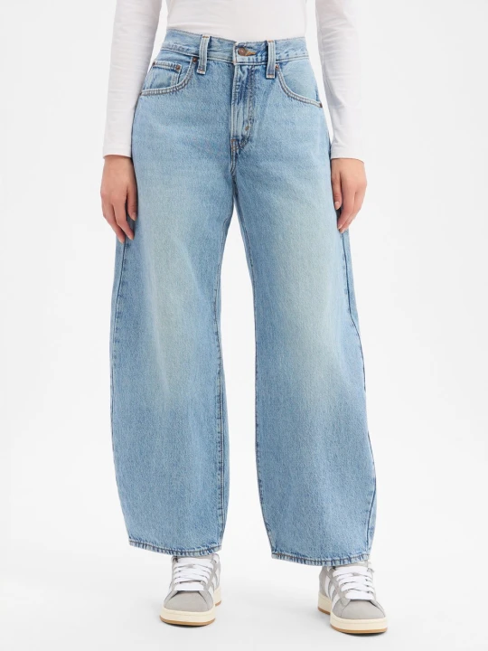 Zdjęcie produktu Levi's para dżinsów typu barrel Kobiety Bawełna niebieski