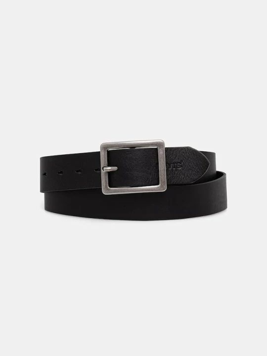 Zdjęcie produktu Levi's pasek męski skórzany MASON CENTERBAR czarny