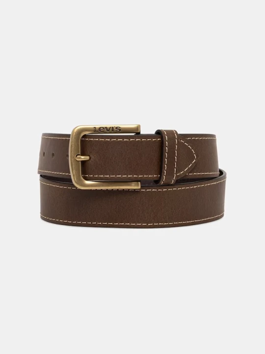 Zdjęcie produktu Levi's pasek skórzany LOIRE brązowy