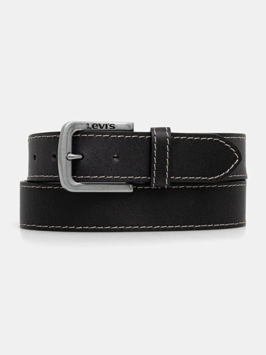 Zdjęcie produktu Levi's pasek skórzany LOIRE czarny