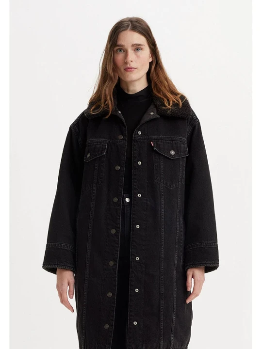 Zdjęcie produktu Levi's Płaszcz dżinsowy w kolorze czarnym rozmiar: S