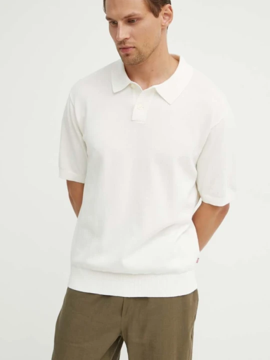 Zdjęcie produktu Levi's polo bawełniane beżowy