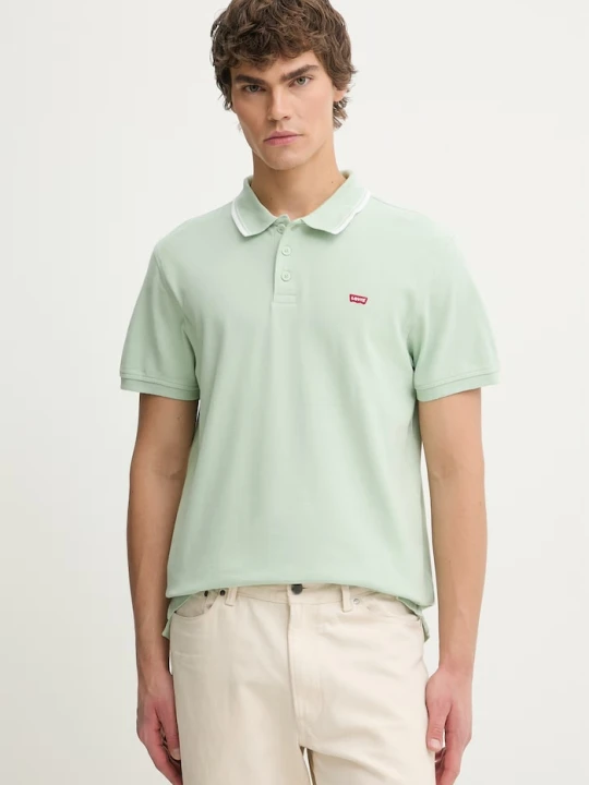 Zdjęcie produktu Levi's polo bawełniane LEVIS HM POLO zielony