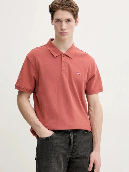 Zdjęcie produktu Levi's polo bawełniane pomarańczowy