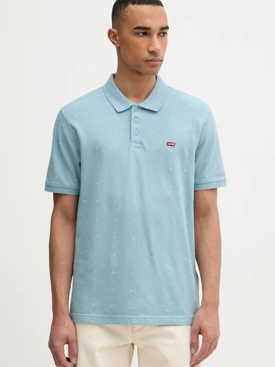 Zdjęcie produktu Levi's polo męskie bawełniane HM POLO niebieski