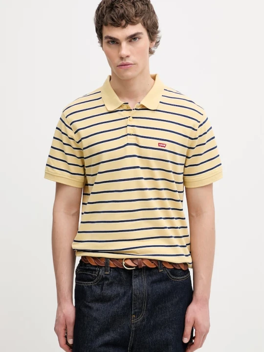 Zdjęcie produktu Levi's polo męskie bawełniane LEVIS HM żółty