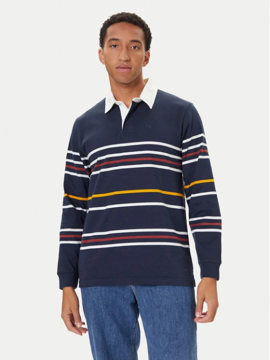 Zdjęcie produktu Levi'® Polo Union Rugby A4845-0033 Granatowy Relaxed Fit Levi's