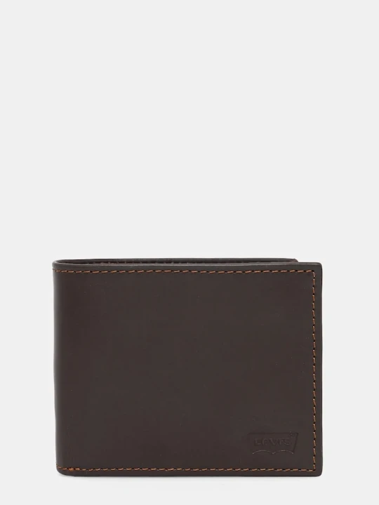 Zdjęcie produktu Levi's - Portfel skórzany LEVI'S CASUAL CLASSICS HUNTE COIN BIFOLD brązowy