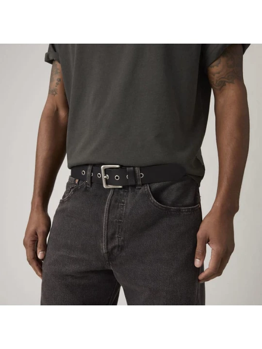 Zdjęcie produktu Levi's Skórzany pasek w kolorze czarnym rozmiar: 110