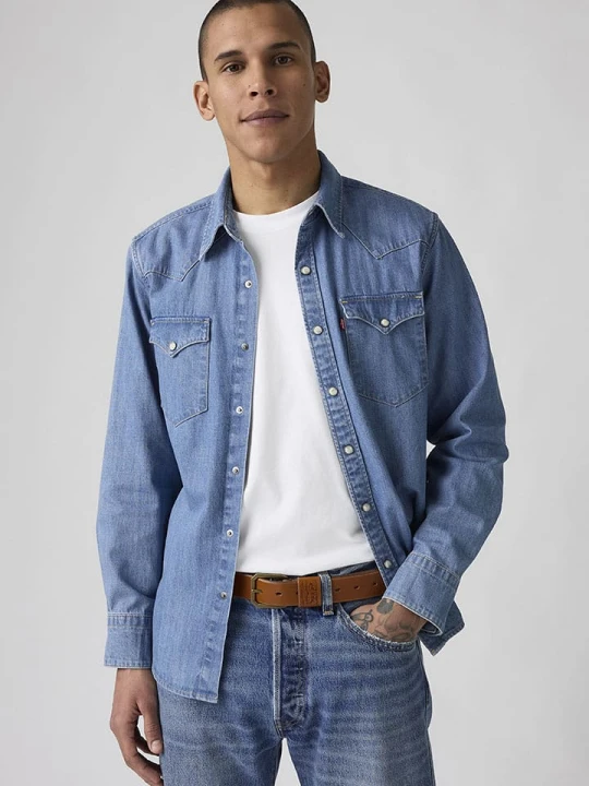 Zdjęcie produktu Levi's Skórzany pasek w kolorze jasnobrązowym rozmiar: 85