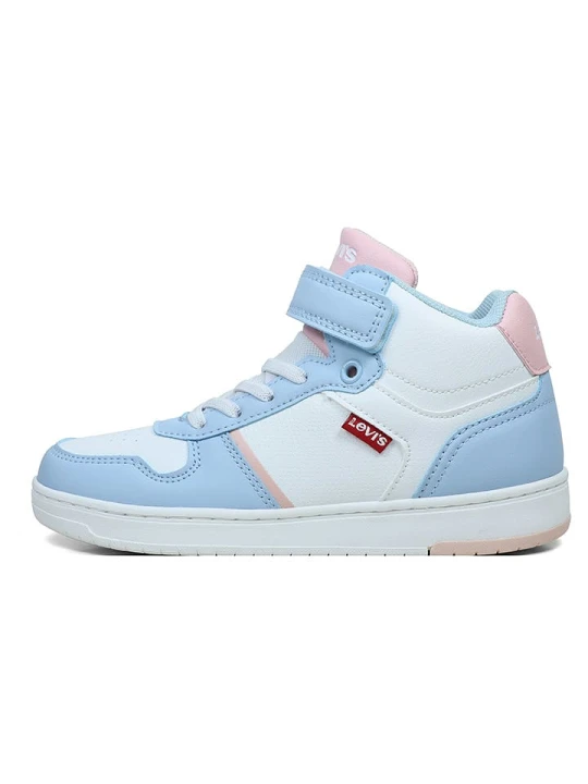 Zdjęcie produktu Levi's Sneakersy "Kick Mid" w kolorze biało-błękitnym rozmiar: 31