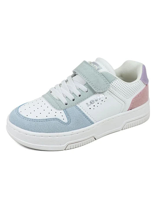 Zdjęcie produktu Levi's Sneakersy w kolorze biało-fioletowo-błękitnym rozmiar: 30