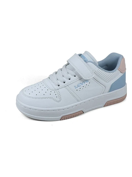 Zdjęcie produktu Levi's Sneakersy w kolorze biało-jasnoróżowo-błękitnym rozmiar: 31