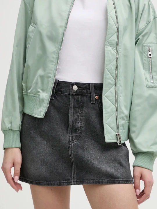 Zdjęcie produktu Levi's spódnica jeansowa szary