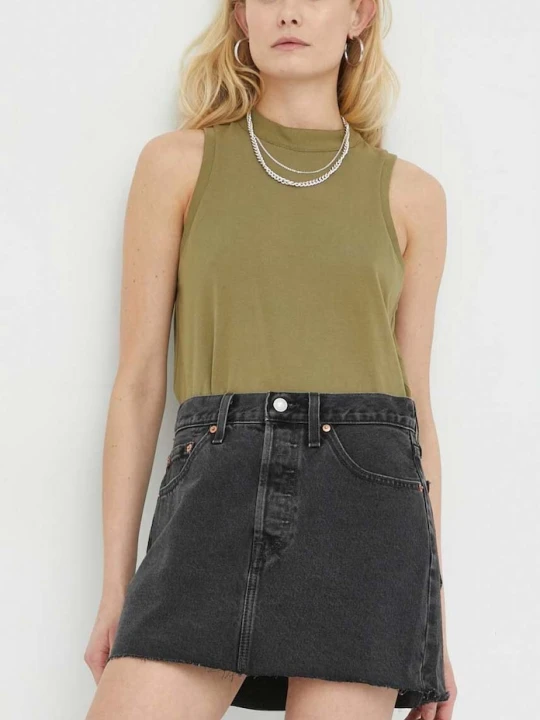 Zdjęcie produktu Levi's spódnica jeansowa czarny