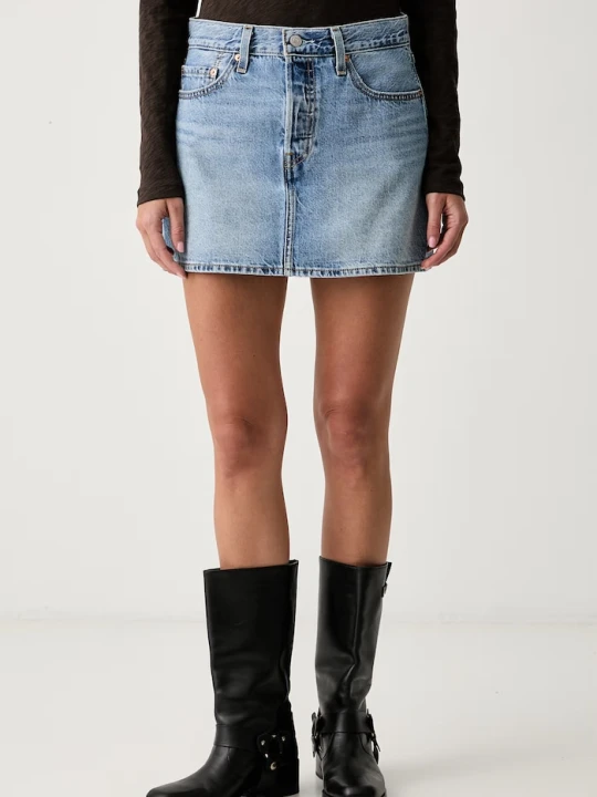 Zdjęcie produktu Levi's spódnica jeansowa ICON niebieski