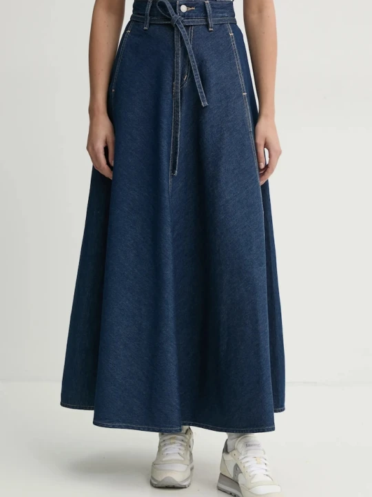 Zdjęcie produktu Levi's spódnica jeansowa XL SKIRT granatowy