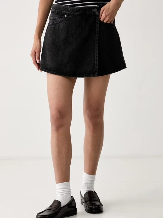 Zdjęcie produktu Levi's spódnicospodnie damskie jeansowe OPEN MIND czarny