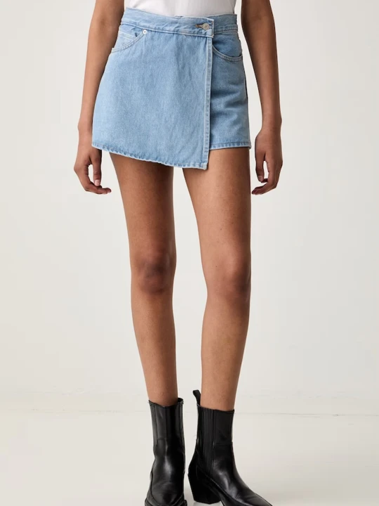 Zdjęcie produktu Levi's spódnicospodnie damskie jeansowe OPEN MIND niebieski
