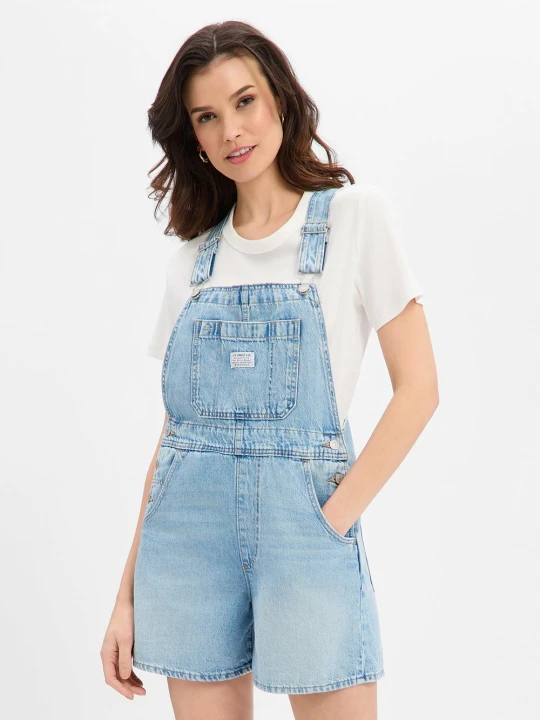 Zdjęcie produktu Levi' Spodnie ogrodniczki Kobiety Bawełna niebieski Levi's
