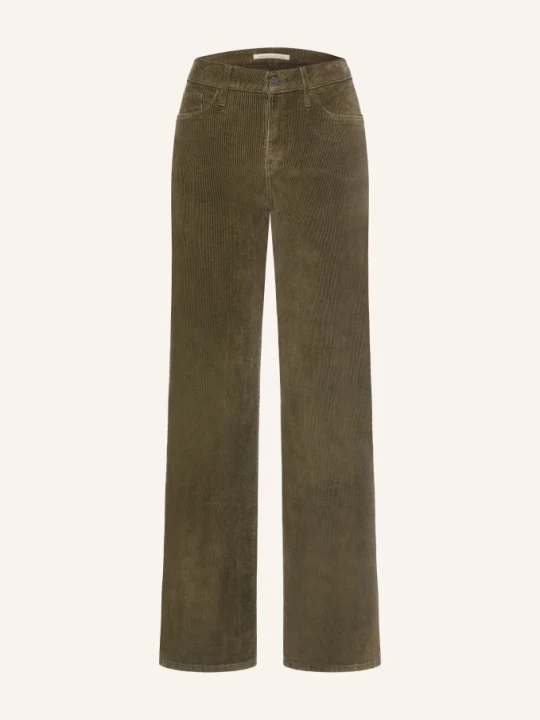 Zdjęcie produktu Levi's® Spodnie Z Sztruksu 318 Shaping Wide Leg gruen OLIWKOWY