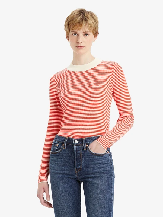 Zdjęcie produktu Levi's Sweter w kolorze beżowo-czerwonym rozmiar: S