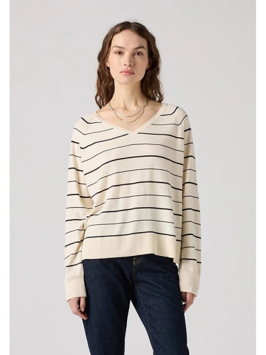 Zdjęcie produktu Levi's Sweter w kolorze kremowo-czarnym rozmiar: M