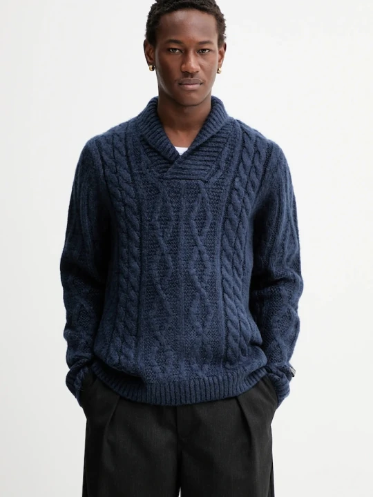 Zdjęcie produktu Levi's sweter z domieszką wełny niebieski