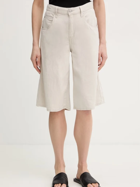 Zdjęcie produktu Levi's szorty damskie lniane SUPER BAGGY LONG szary