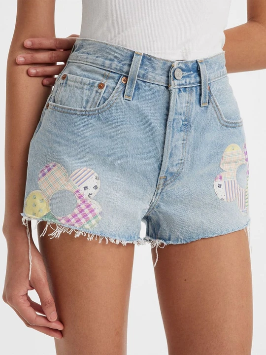 Zdjęcie produktu Levi's Szorty dżinsowe "501" w kolorze błękitnym rozmiar: W25