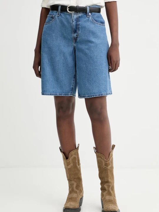 Zdjęcie produktu Levi's szorty jeansowe BAGGY DAD JORT niebieski
