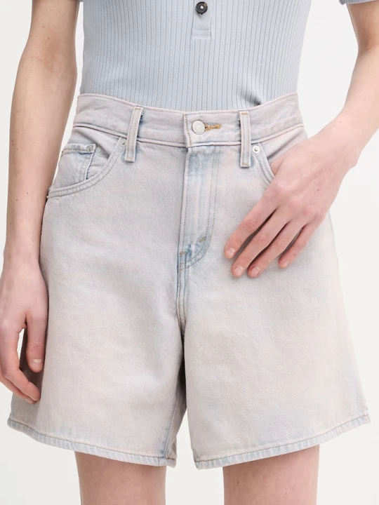 Zdjęcie produktu Levi's szorty jeansowe HIGH BAGGY różowy