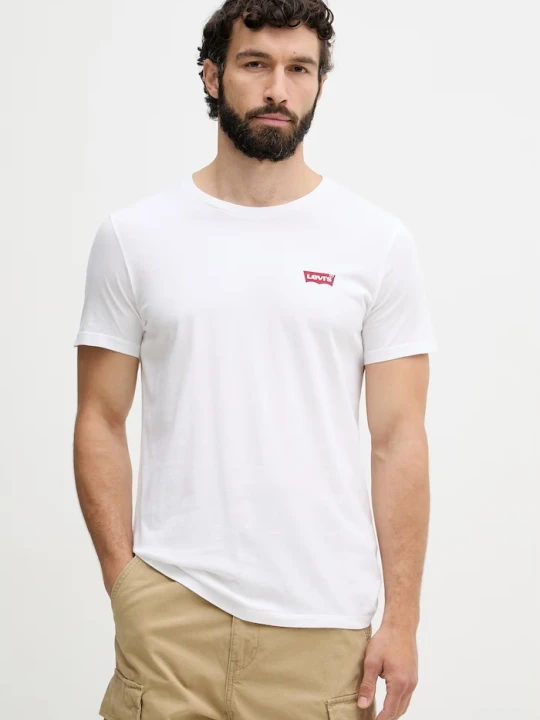 Zdjęcie produktu Levi's T-shirt męski bawełniany 2-pack biały