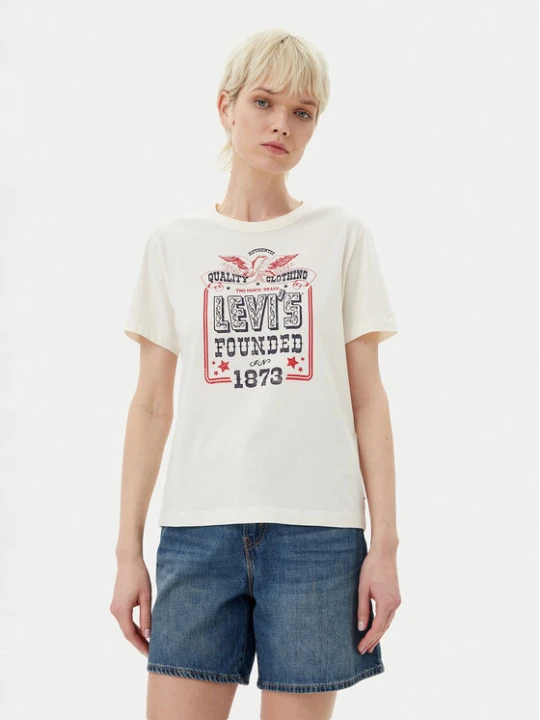 Zdjęcie produktu Levi's® T-Shirt A8802-0041 Biały Standard Fit