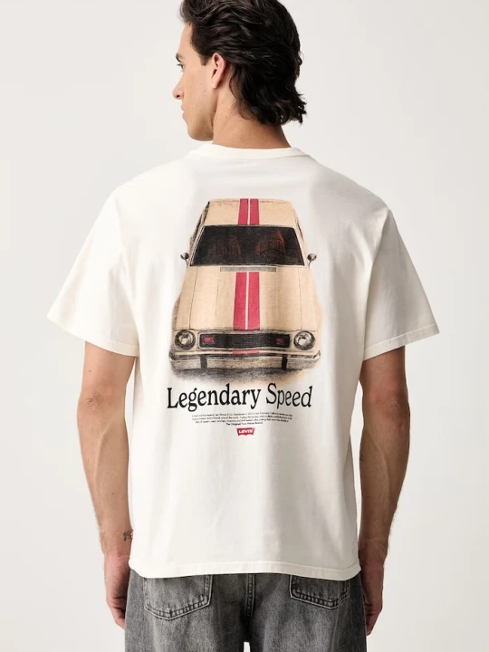 Zdjęcie produktu Levi's T-shirt basic męski bawełniany RELAXED FIT TEE beżowy