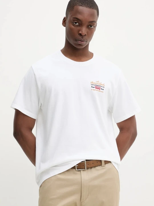 Zdjęcie produktu Levi's t-shirt bawełniany biały
