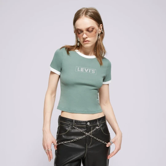 Zdjęcie produktu Levi's T-Shirt Graphic Ringer Mini Tee Greens