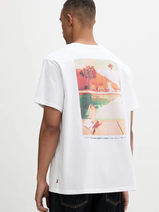 Zdjęcie produktu Levi's T-shirt męski bawełniany RELAXED FIT TEE biały