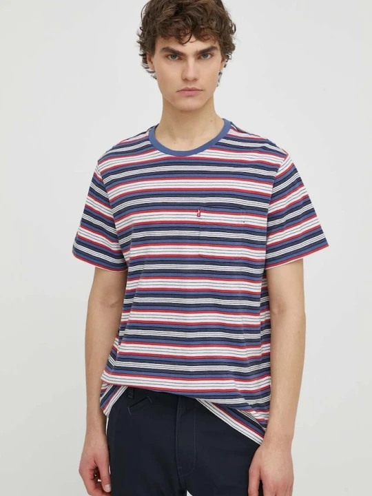 Zdjęcie produktu Levi's t-shirt męski bawełniany SS CLASSIC POCKET TEE niebieski